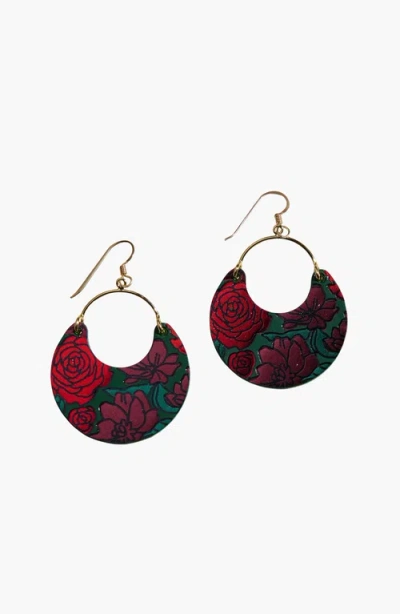 Nickel & Suede Ninas Earrings