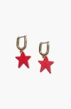 Nickel & Suede Tate Earrings In Neutral