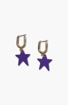 Nickel & Suede Tate Earrings In Purple