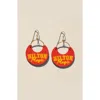 Nickel & Suede University Ninas Earrings
