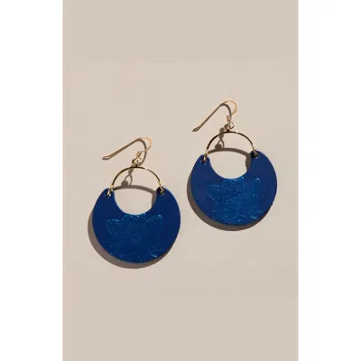 Nickel & Suede University Ninas Earrings