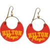 Nickel & Suede University Ninas Earrings