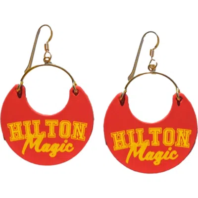 Nickel & Suede University Ninas Earrings