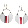 Nickel & Suede University Ninas Earrings
