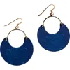 Nickel & Suede University Ninas Earrings