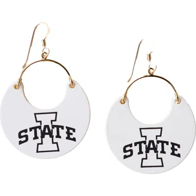 Nickel & Suede University Ninas Earrings In Silver