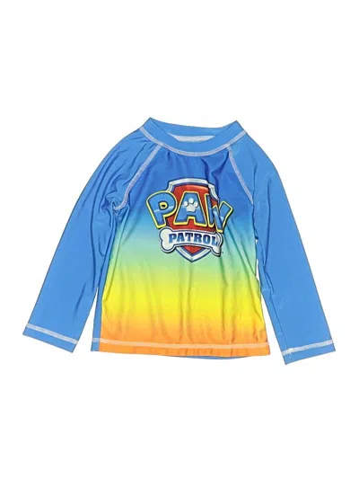 Pre-owned Nickelodeon Kids' 3/4 Sleeve T-shirt In Blue