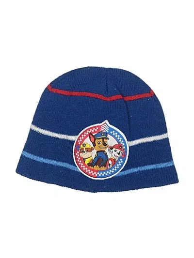Pre-owned Nickelodeon Kids' Beanie Hat In Blue