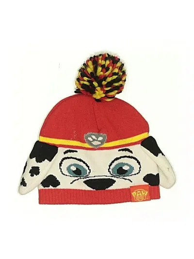 Pre-owned Nickelodeon Kids' Beanie Hat In Red