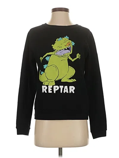 Pre-owned Nickelodeon Long Sleeve T-shirt In Black