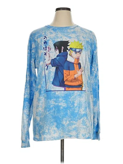 Pre-owned Nickelodeon Long Sleeve T-shirt In Blue