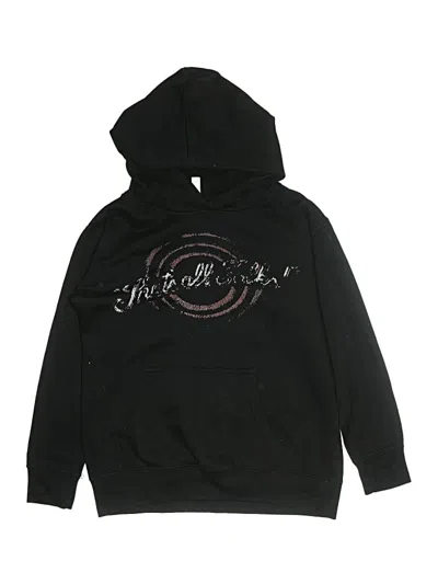 Pre-owned Nickelodeon Kids' Pullover Hoodie In Black