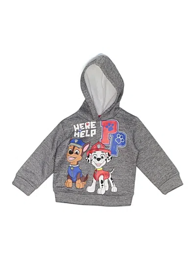 Pre-owned Nickelodeon Kids' Pullover Hoodie In Gray