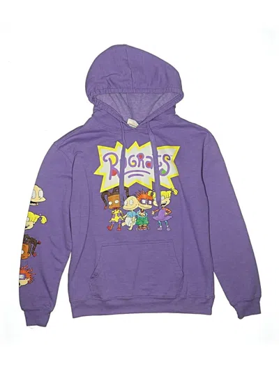 Pre-owned Nickelodeon Kids' Pullover Hoodie In Purple