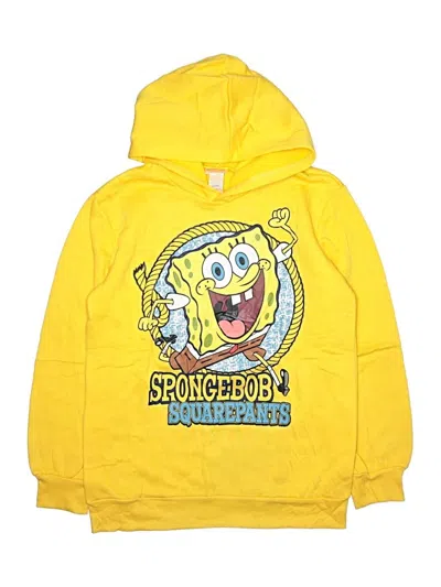 Pre-owned Nickelodeon Kids' Pullover Hoodie In Yellow