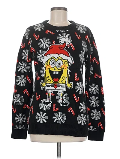 Pre-owned Nickelodeon Pullover Sweater In Black