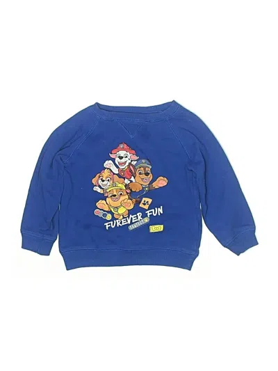 Pre-owned Nickelodeon Kids' Pullover Sweater In Blue