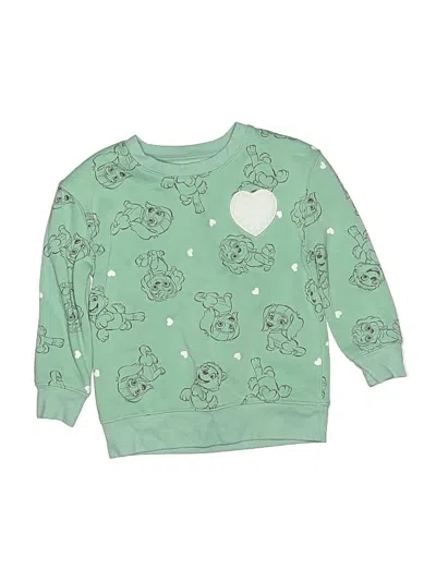 Pre-owned Nickelodeon Kids' Pullover Sweater In Green