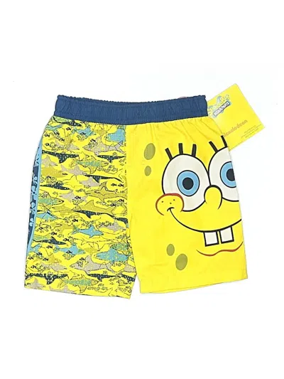Pre-owned Nickelodeon Kids' Rash Guard In Yellow