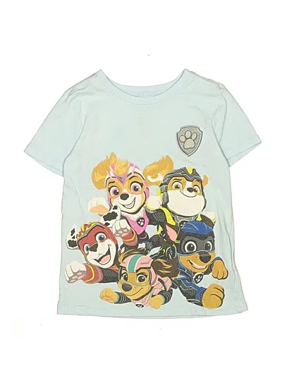 Pre-owned Nickelodeon Kids' Short Sleeve T-shirt In Blue
