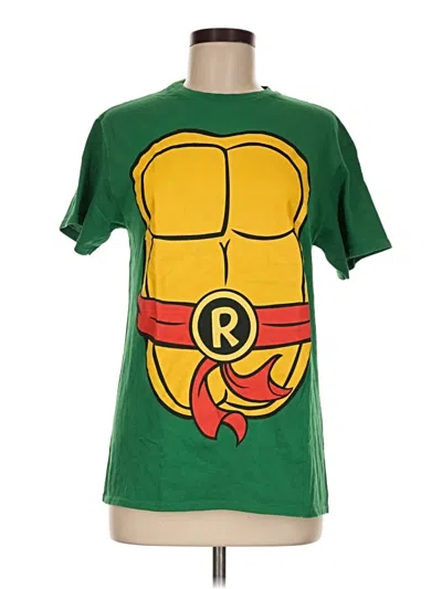 Pre-owned Nickelodeon Short Sleeve T-shirt In Green