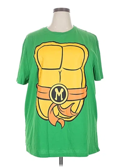 Pre-owned Nickelodeon Short Sleeve T-shirt In Green