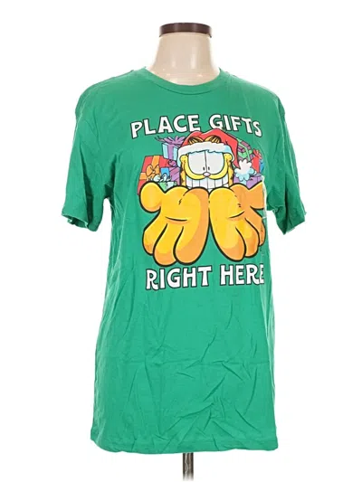 Pre-owned Nickelodeon Short Sleeve T-shirt In Green