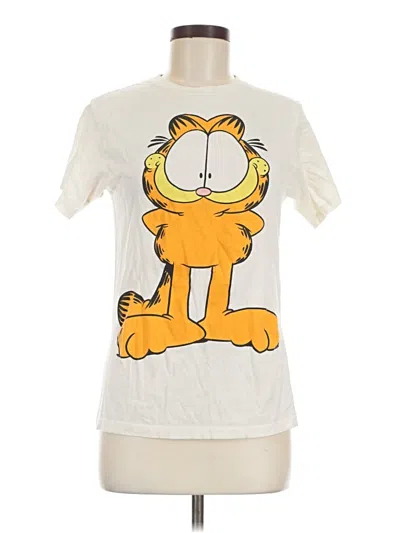 Pre-owned Nickelodeon Short Sleeve T-shirt In Ivory
