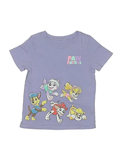 Pre-owned Nickelodeon Kids' Short Sleeve T-shirt In Purple