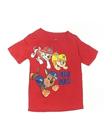 Pre-owned Nickelodeon Kids' Short Sleeve T-shirt In Red