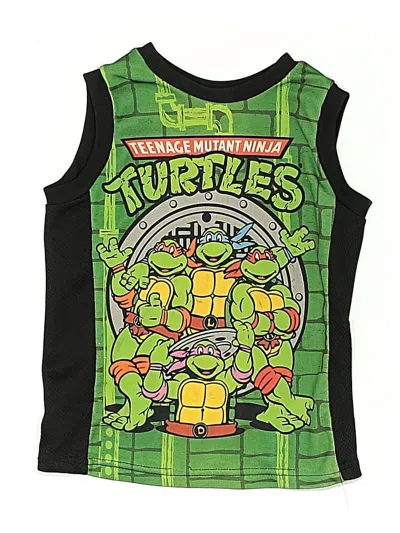 Pre-owned Nickelodeon Kids' Sleeveless T-shirt In Green