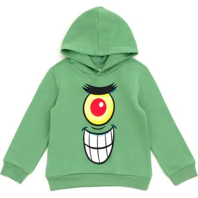 Nickelodeon Kids'  Spongebob Squarepants Fleece Pullover Hoodie In Green