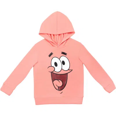 Nickelodeon Kids'  Spongebob Squarepants Fleece Pullover Hoodie In Pink