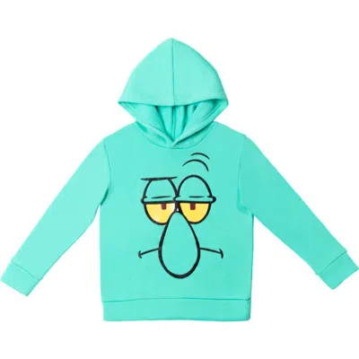 Nickelodeon Kids'  Spongebob Squarepants Fleece Pullover Hoodie In Blue