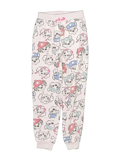 Pre-owned Nickelodeon Kids' Sweatpants In White