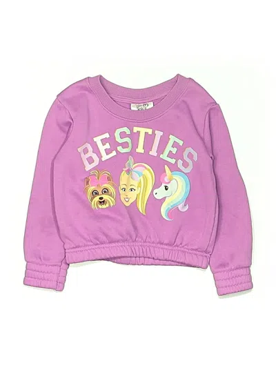 Pre-owned Nickelodeon Kids' Sweatshirt In Purple