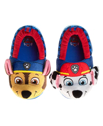Nickelodeon Kids' Toddler And Little Boys Paw Patrol Dual Sizes Slippers In Blue