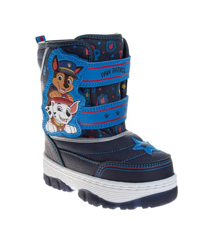 Nickelodeon Kids' Toddler And Little Boys Paw Patrol Snow Boots In Navy