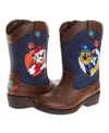Nickelodeon Toddler And Little Kids Paw Patrol Cowboys Boots In Brown