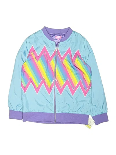 Pre-owned Nickelodeon Kids' Track Jacket In Purple