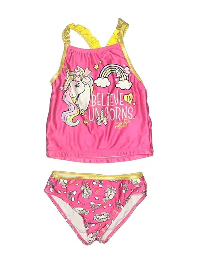Pre-owned Nickelodeon Kids' Two Piece Swimsuit In Pink