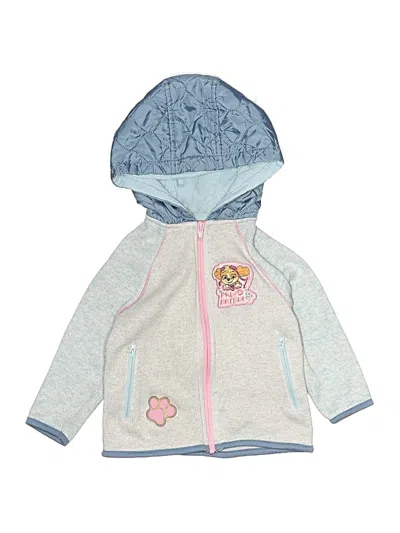 Pre-owned Nickelodeon Kids' Zip Up Hoodie In Blue