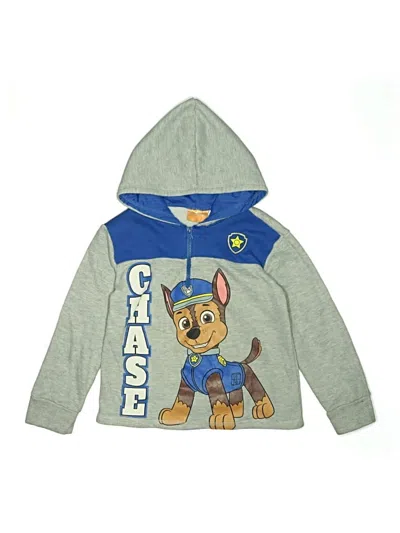Pre-owned Nickelodeon Kids' Zip Up Hoodie In Gray