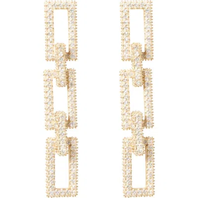 Nickho Rey Block Link Earrings In Neutral