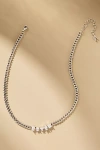 Nickho Rey Carrie Crystal Link Necklace In Metallic