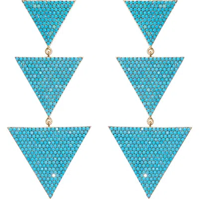 Nickho Rey Megan Earrings In Blue