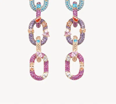 Nickho Rey Women's Spark Earrings In Multi In Pink