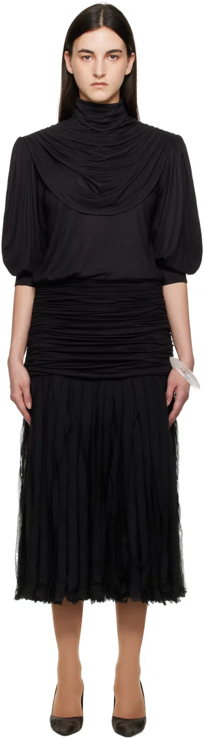 Nicklas Skovgaard Black Terra Midi Dress