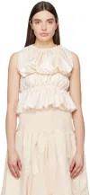 Nicklas Skovgaard Off-white Blake Tank Top In Creme