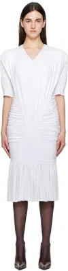 Nicklas Skovgaard White Amanda Midi Dress In White